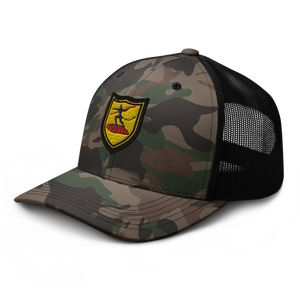 Camouflage trucker hat - Army - 740th Tank Battalion DUI wo Text