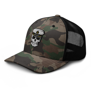 Camouflage trucker hat - Sailor - Skull - Cap X 300