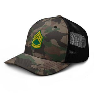 Camouflage trucker hat - Army - SFC wo Txt