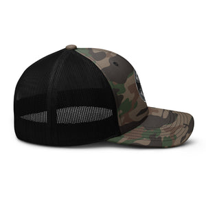 Camouflage trucker hat - Spyder Ryder - Free Wheel Motion - Black