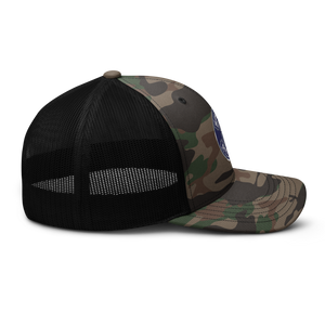 Camouflage trucker hat - Spyder Ryder - Free Wheel Motion - Blue