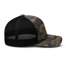 Load image into Gallery viewer, Camouflage trucker hat - Army - 740th Tank Battalion DUI wo Text
