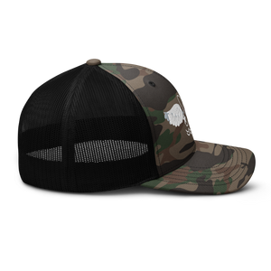 Camouflage trucker hat - Navy - Rate - Aviation Warfare Systems Operator wo Txt X 300