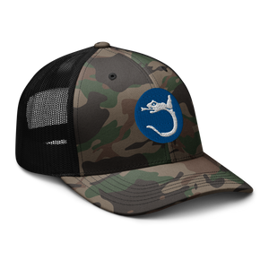 Camouflage trucker hat - Army - 130th Infantry Division - SSI wo Txt X 300