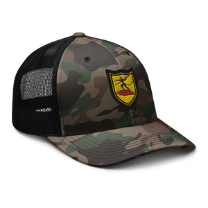 Camouflage trucker hat - Army - 740th Tank Battalion DUI wo Text