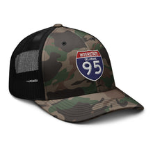 Load image into Gallery viewer, Camouflage trucker hat - Govt - Interstate 95 - Delaware
