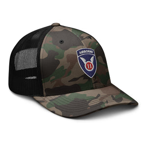 Camouflage trucker hat - Army - 11th Airborne Division wo txt