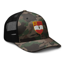 Load image into Gallery viewer, Camouflage trucker hat - 1st Battalion, 82nd Artillery No Text
