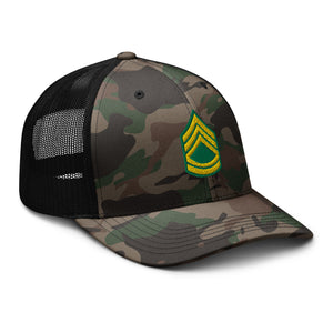 Camouflage trucker hat - Army - SFC wo Txt