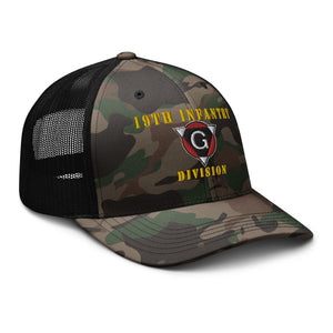 Camouflage trucker hat - Army - 19th Infantry Division X 300 - Hat