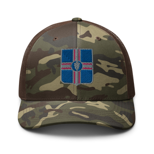 Camouflage trucker hat - Army - 190th Glider Infantry Regiment wo Txt X 300