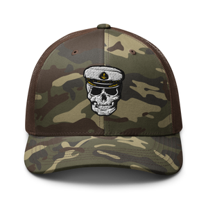 Camouflage trucker hat - Sailor - Skull - Cap X 300