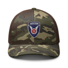 Load image into Gallery viewer, Camouflage trucker hat - Army - 11th Airborne Division wo txt
