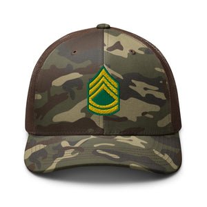 Camouflage trucker hat - Army - SFC wo Txt