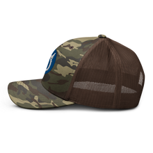 Load image into Gallery viewer, Camouflage trucker hat - Army - 130th Infantry Division - SSI wo Txt X 300
