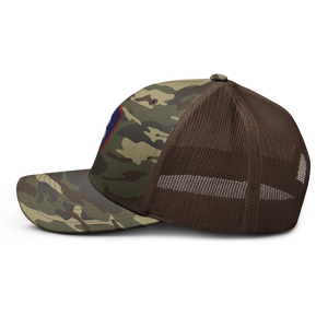 Camouflage trucker hat - SSI - 8th Personnel Command wo Txt X 300