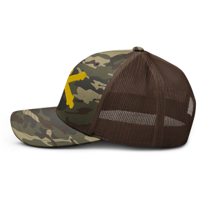 Camouflage trucker hat - Army - 40th Artillery Branch wo Txt