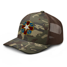 Load image into Gallery viewer, Camouflage trucker hat - Army - Womack Army Medical Center wo Txt
