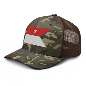 Camouflage trucker hat - Army - 7th Cavalry Guidon X 300