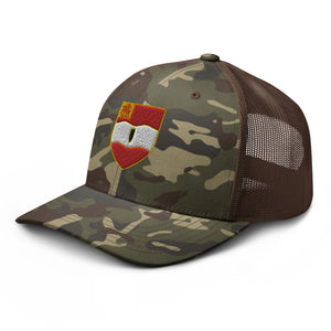 Camouflage trucker hat - 1st Battalion, 82nd Artillery No Text