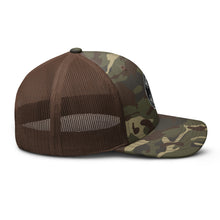 Load image into Gallery viewer, Camouflage trucker hat - Spyder Ryder - Free Wheel Motion - Black
