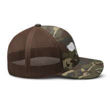 Load image into Gallery viewer, Camouflage trucker hat - Navy - Rate - Aviation Warfare Systems Operator wo Txt X 300
