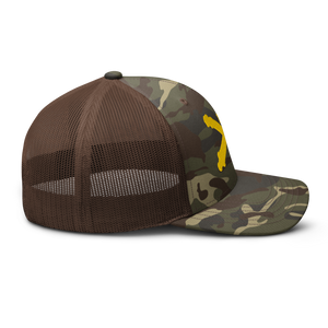 Camouflage trucker hat - Army - 12th Field Artillery Regt - Artillery Br wo Txt