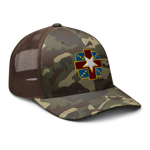 Camouflage trucker hat - Army - Womack Army Medical Center wo Txt