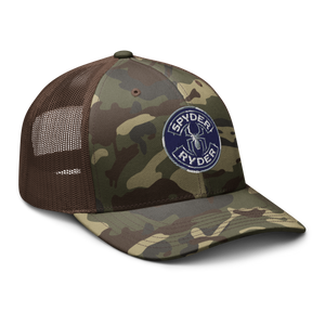 Camouflage trucker hat - Spyder Ryder - Free Wheel Motion - Blue