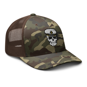 Camouflage trucker hat - Sailor - Skull - Cap X 300