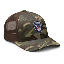 Load image into Gallery viewer, Camouflage trucker hat - Army - 11th Airborne Division wo txt
