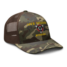 Load image into Gallery viewer, Camouflage trucker hat - Army - 19th Infantry Division X 300 - Hat
