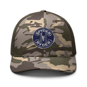 Camouflage trucker hat - Spyder Ryder - Free Wheel Motion - Blue