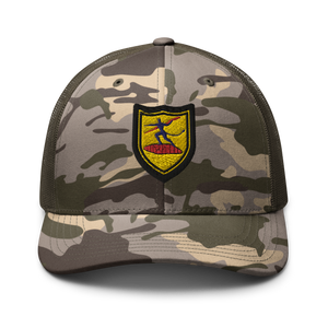 Camouflage trucker hat - Army - 740th Tank Battalion DUI wo Text