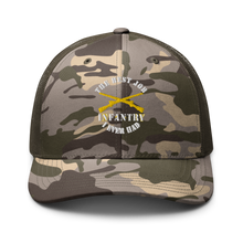 Load image into Gallery viewer, Camouflage trucker hat - Army - The Best Job I ever had - Infantry Br - US Army X 300
