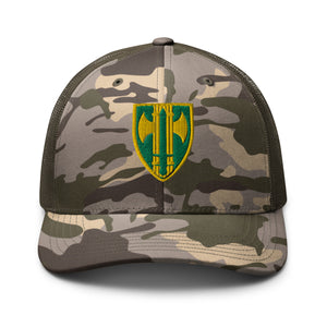 Camouflage trucker hat - Army - 18th MP Bde wo Txt