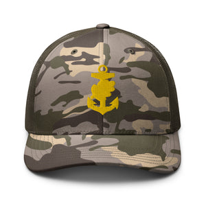 Camouflage trucker hat - Navy - Navy Nurse Corps Pin wo Txt