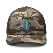 Load image into Gallery viewer, Camouflage trucker hat - SOF - Special Forces SSI
