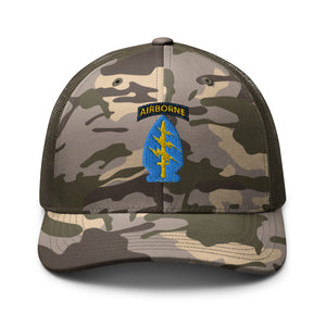 Camouflage trucker hat - SOF - Special Forces SSI