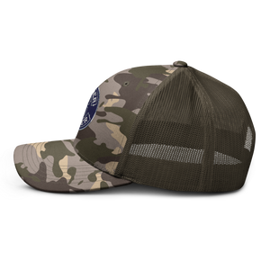 Camouflage trucker hat - Spyder Ryder - Free Wheel Motion - Blue