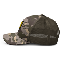 Load image into Gallery viewer, Camouflage trucker hat - Army - 740th Tank Battalion DUI wo Text
