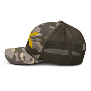 Camouflage trucker hat - Army - 12th Field Artillery Regt - Artillery Br wo Txt