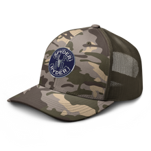 Load image into Gallery viewer, Camouflage trucker hat - Spyder Ryder - Free Wheel Motion - Blue
