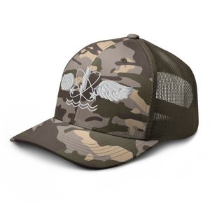 Camouflage trucker hat - Navy - Rate - Aviation Warfare Systems Operator wo Txt X 300