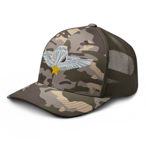 Camouflage trucker hat - Vietnam - Vietnam Airborne Qualification Badge X 300