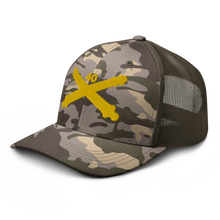 Load image into Gallery viewer, Camouflage trucker hat - Army - 40th Artillery Branch wo Txt
