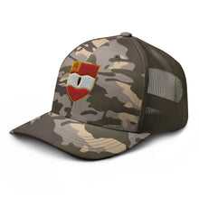 Load image into Gallery viewer, Camouflage trucker hat - 1st Battalion, 82nd Artillery No Text
