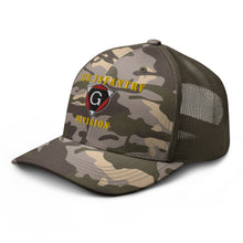 Load image into Gallery viewer, Camouflage trucker hat - Army - 19th Infantry Division X 300 - Hat
