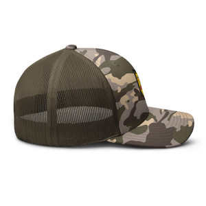 Camouflage trucker hat - Army - 740th Tank Battalion DUI wo Text