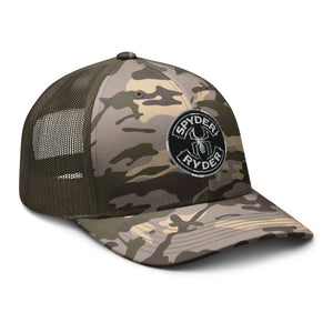 Camouflage trucker hat - Spyder Ryder - Free Wheel Motion - Black